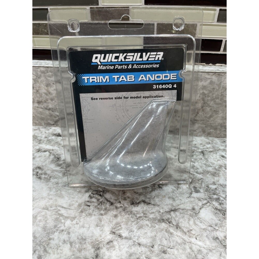 New Quicksilver Mercury Marine Boat OEM Trim Tab Anode Part No. 31640Q 4